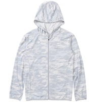 サンプロテクション　ジップアップ　グラフィックパーカー